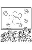 Paw Patrol kleurplaat 24